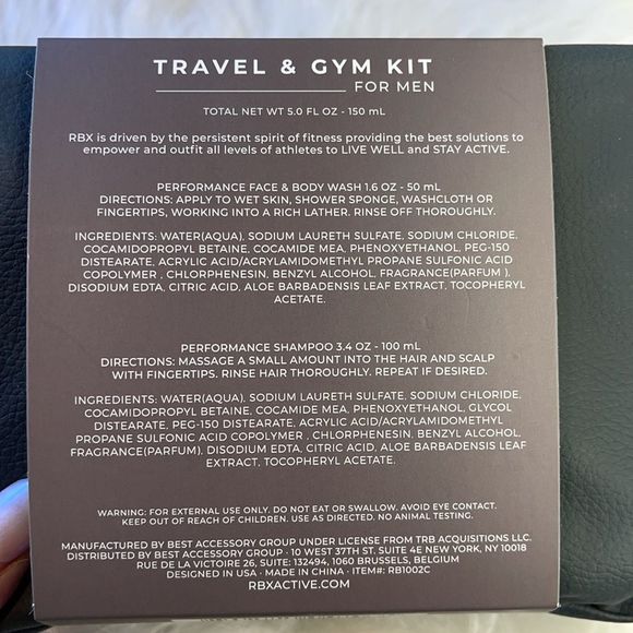 RBX Live Life Active TRAVEL KIT - Picture 2 of 9
